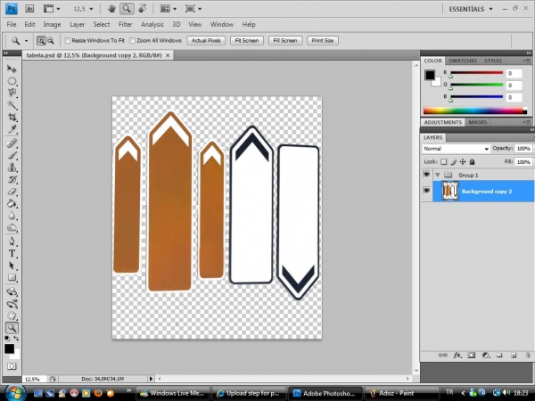 Creation of signfire: Step 1